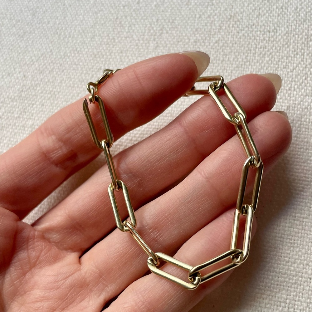 Chain bracelet 14K plated